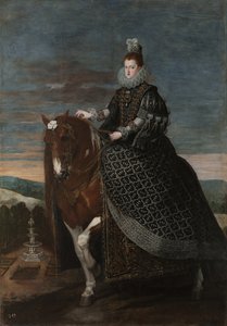 Retrato ecuestre de Margarita de Austria de Diego Velázquez