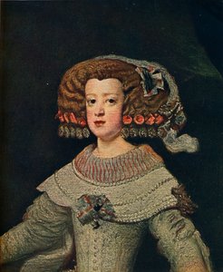 Retrato de la Reina Mariana de Austria, 1652, 1910 de Diego Velázquez