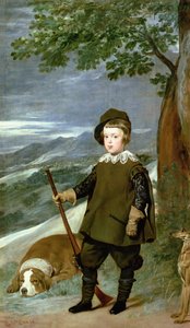 El príncipe Baltasar Carlos vestido de cazador