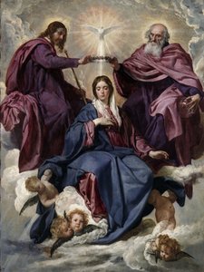 La Coronación de la Virgen, 1635-1636 de Diego Velázquez