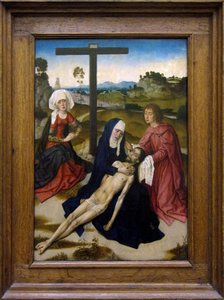 Holandés:  De bewening van Christus La lamentación por Cristo muerto de Dieric Bouts