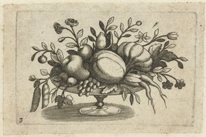 Vruchten op schaal Pequeño libro de frutas útil para viajar (título de la serie) de Dietrich Krüger (attributed to)