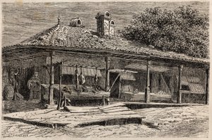 Carnicería y panadería en Bucarest