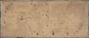 Mapa mundial de propaganda, 1529 de Diogo Ribeiro