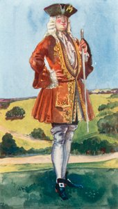 Un hombre de la época de Jorge I 1714-1727