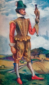 Un hombre de la época de Jacobo I, 1907