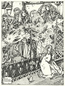 Las Siete Princesas (grabado) de Dion Clayton Calthrop