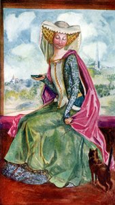 Traje de mujer en el reinado de Enrique V (1413-1422)