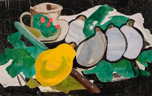 Homenaje a Braque (collage) de Dione Verulam