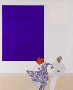 Klein inspira Dancing, 2020 (collage)