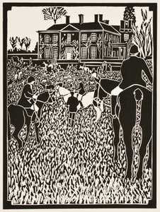 Meses del año: Diciembre, 2012 (linograbado)