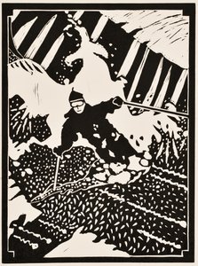 Meses del año: Febrero, 2012 (linograbado)
