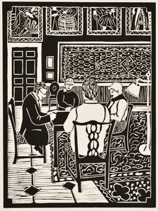 Meses del año: Marzo, 2012 (linograbado)