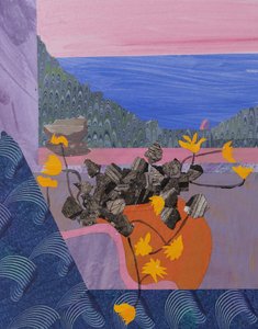 Descansando en el paraíso (collage) de Dione Verulam