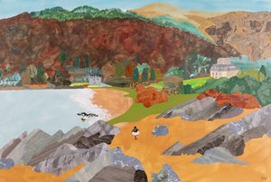 Saddell, Mull of Kintyre (collage) de Dione Verulam