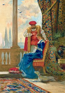 Rey Enrique VIII y Ana Bolena de Dionisio Baixeras Verdaguer