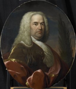 Retrato de Hugo du Bois, Director de la Cámara de Rotterdam de la Compañía Holandesa de las Indias Orientales, elegido en 1734