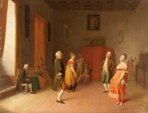 La danza, c. 1871 de Dioscoro Teofilo de la Puebla y