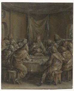 La última cena de Dirck Barendsz.