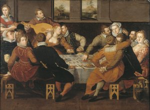 La humanidad pecadora sorprendida por el día del juicio de Dirck Barendsz.