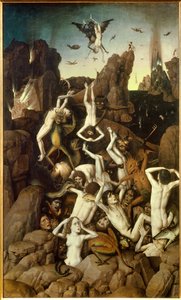Infierno. La caída de los reprimidos. de Dirck Bouts