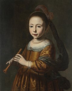 Retrato de Elizabeth Spiegel de Dirck Dircksz. Santvoort