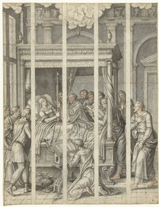Muerte de la Virgen María de Dirck Pietersz. Crabeth