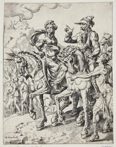 Abraham y Sarah entrando en Egipto