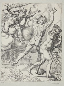 La expulsión del Paraíso de Dirck Volckertsz. Coornhert