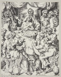 La última cena de Dirck Volckertsz. Coornhert
