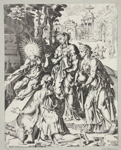 Las tres santas mujeres en el sepulcro