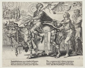 El triunfo de José de Dirck Volckertsz. Coornhert