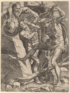Hércules Matando a Caco de Dirck Volckertz Coornhert