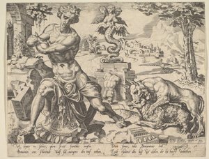 Benjamín, de la serie Los Doce Patriarcas, 1550 de Dirck Volkertsen Coornhert