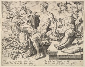 Neftalí, de la serie Los Doce Patriarcas, 1550 de Dirck Volkertsen Coornhert