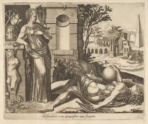 La paciencia como la vencedora sobre la fortuna de Seis dichos sobre la fortuna, ca. 1560