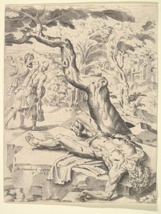 La parábola del buen samaritano, 1549 de Dirck Volkertsen Coornhert