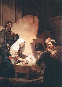La Adoración de los Pastores de Dirck de Bray