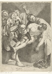 El entierro de Cristo de Dirck van Baburen (attributed to)