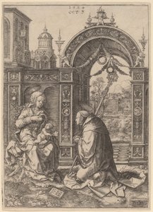 La Visión de San Bernardo de Dirk Jacobsz Vellert
