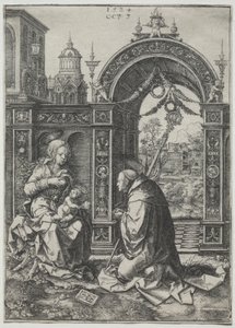 La Visión de San Bernardo de Dirk Jacobsz Vellert