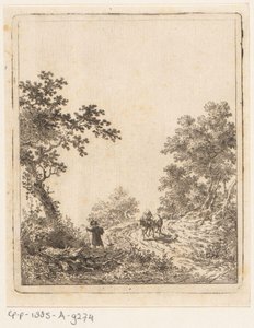 Camino del bosque con figuras de Dirk Langendijk