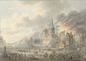 La toma de una ciudad por las tropas francesas de Dirk Langendijk