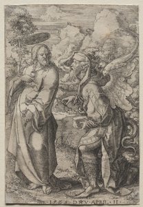 La tentación de Cristo de Dirk Vellert