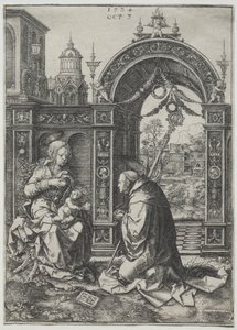 La visión de San Bernardo de Dirk Vellert