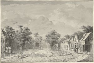 Vista del pueblo de De Bilt de Dirk Verrijk