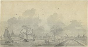 Vista de Zierikzee de Dirk de Jong