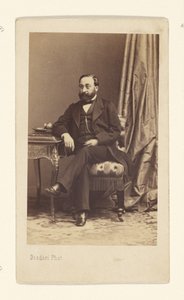 Retrato de un hombre barbudo de Disdéri and Cie.