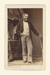 Retrato de un hombre barbudo de Disdéri and Cie.