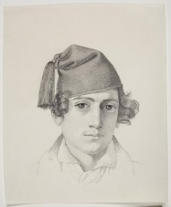 Retrato de un joven con gorro de borla